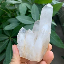 236g  Natural white crystal cluster point mineral specimen Chakras Healing