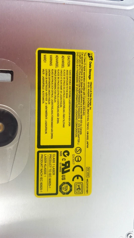 Apple Macbook Pro 13" A1278 DVD-RW SATA Optical Drive 821-0826-A GS23N 678-0590A - Image 3 of 4