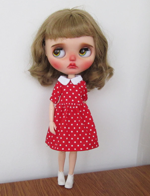 Cotton Dress Doll Nice Accessories for Dolls Baby Blythe 12'' Outfit