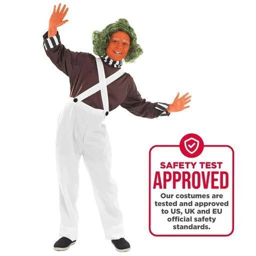 Детский рабочий костюм шоколадной фабрики для мальчиков девочек на Хэллоуин - Изображение 4 из 4