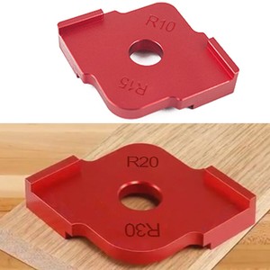 2x Wood Panel Radius Quick-Jig Router Table Bit Corner 2x Wood Panel Radius Quick-Jig Router Table Bit Corner