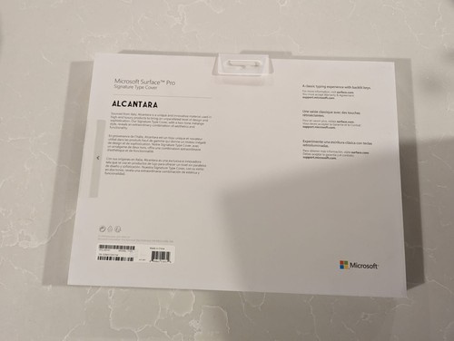 Microsoft Surface Pro Signature Type Cover FFQ-00141 Light Charcoal - New - Bild 2 von 6