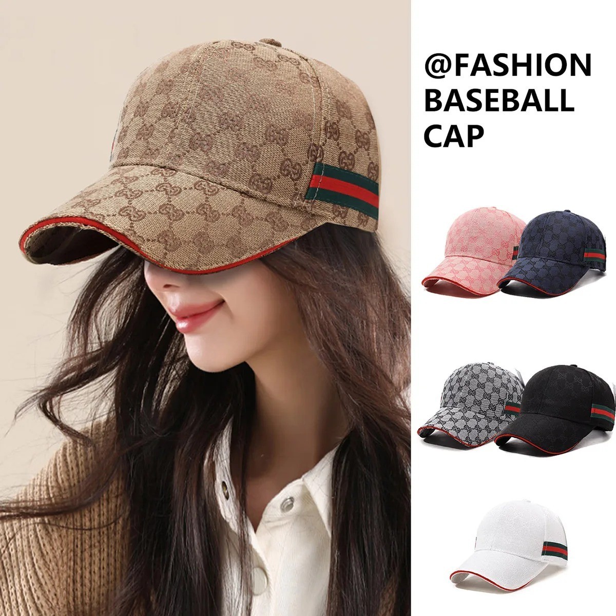 Luxury Baseball Cap Fashion Designer Outdoor Summer Travel Adjustable Casual Hat