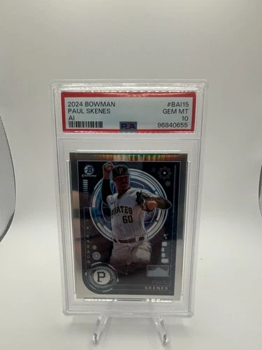 2024 Bowman Ai Chrome Paul Skenes #BAI-15 PSA 10 Pittsburgh Pirates Rookie (RC)