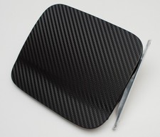 Real Carbon Fuel Lid Gas Door Cover For Nissan Skyline R33 Gt-r Bcnr33