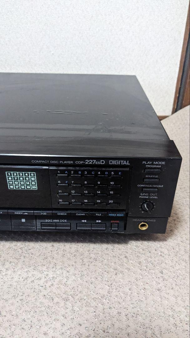 Sony CDP-227ESD High-End Vintage CD Player 1987 Japan 2Hz-20kHz