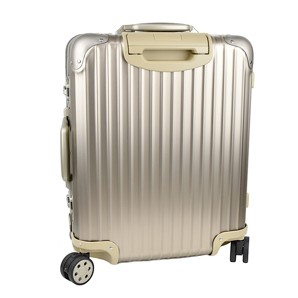【マル】RIMOWA スーツケース TOPAS TITANIUM CABI Rimowa Topas Cabin Titanium (before LVMH) - NEW -Made in