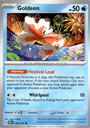 Goldeen 020/131 Scarlet & Violet: Prismatic Evolutions