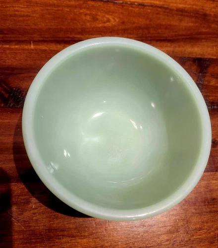 HTF Fire King Swirl JADEITE Smallest Nesting Bowl  5" x 2.5" Anchor Hocking