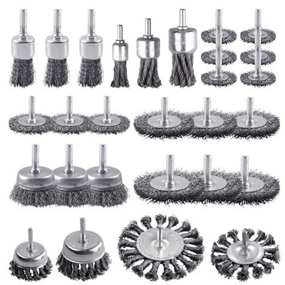 Heavy-Duty Wire Brush Set: Rust Removal, Corrosion Cleaning