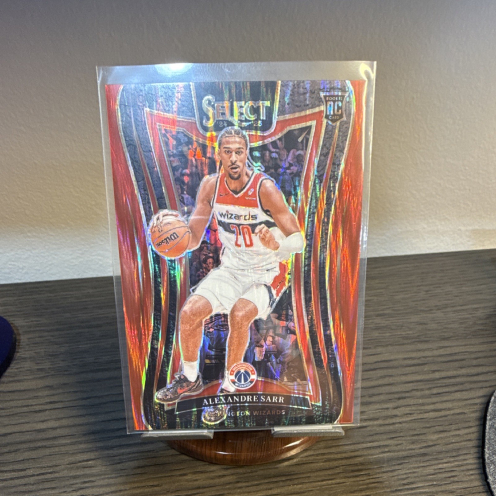 2024-25 Panini Select RC Alexandre Sarr Red Flash Prizm Wizards #399 /299 🔥