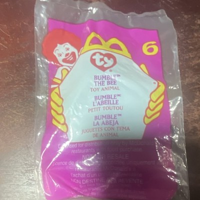 Ty Teenie Beanies Bumble the Bee 2000 McDonald's Exclusive