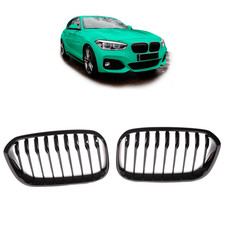 Sportgrill K�hlergrill passend f�r BMW 1er F20 / F21 15-19 Hochglanz schwarz