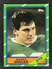 1986 Topps #102 Mickey Shuler New York Jets #102
