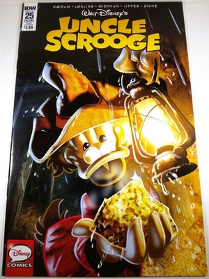   UNCLE SCROOGE #25 CAVAZZANO SUB VARIANT IDW 2017 Ducktales LGY 429 VF- SCARCE