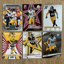 T.J. Watt 6-Card Lot - Pittsburgh Steelers