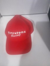 Firestone Red White Logo Racing Hat Baseball Cap Snapback
