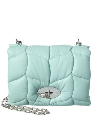 Mulberry Little Softie Leather Shoulder Bag Women's Blue