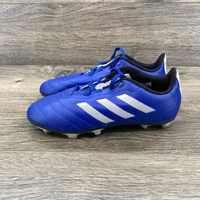 Adidas Copa Sense.4 FxG Youth Soccer Cleats Blue White GW6162 Kids Size 1 US