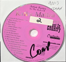 90013 KATHY MATTEA     CHARTBUSTER  KARAOKE CDG LOT MAIL