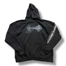 Vintage 90s Wu Wear Hoodie Black Rap Hip Hope Sweatshirt XXL