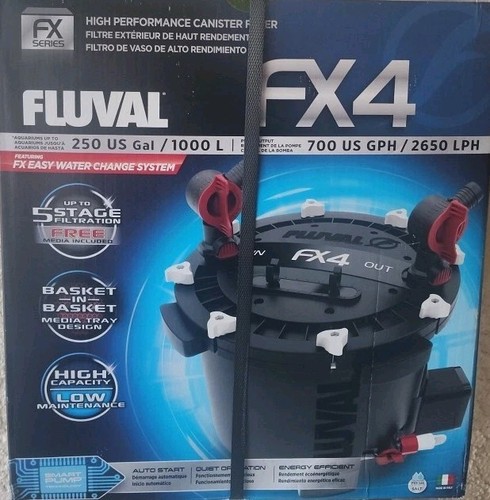 FX4 High Performance Canister Filter (up to 250 US Gal) - Fluval NEW - SAME DAY