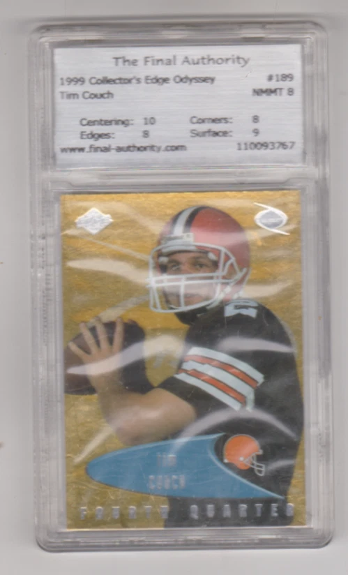 Tim Couch Football Sports Trading Card Singles Rookie for sale | eBay