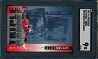 MICHAEL JORDAN 1993-94 UPPER DECK TRIPLE DOUBLE 3D HOLOGRAM SGC 9 CARD #TD2!