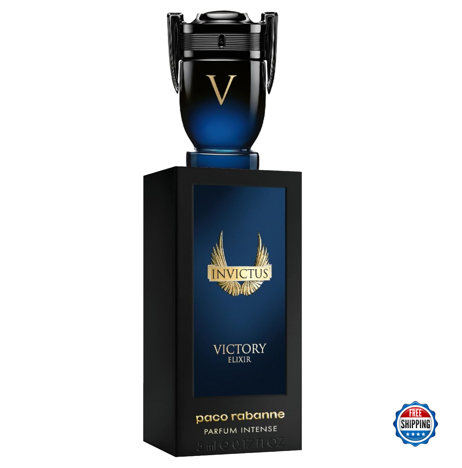 Paco Rabanne Invictus Victory Elixir Intense Mini Parfum Splash 0.17 fl oz
