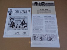 Norman Wisdom - On The Beat - 1965 UK Campaign Book + Press Release