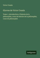 ¿Uvres De Victor Cousin Victor Cousin