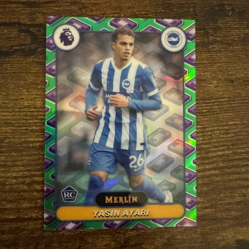 Yasin Ayari [VHS Refractor] #41 2026 Topps Merlin Premier League card
