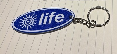 Life @ Bowlers Logo - Manchester Rave Scene Nineties Styled Keychain