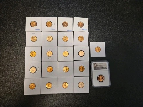 Collector Lincoln Penny Lot With Proofs
