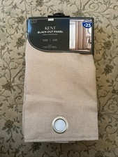 B&M Single Mink Colour Kent Blackout Curtain Eyelet Ring Top