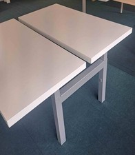 Kinnarps twin 1600mm white bench desk