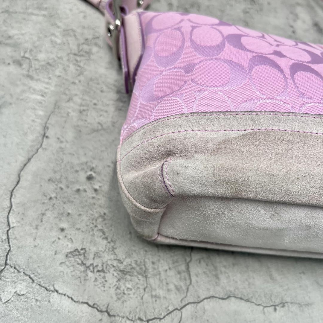 バッグ Coach Signature Accessory Pouch Bag Pink COACH Soho Signature Accessory Pouch Pink | eBay