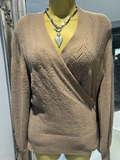 PER UNA Cosy Soft Wrap over Cardigan Size 16 Golden Brown New With Tags ~RRP £35