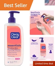 Daily Foaming Face Wash - Oil-Free, Nourishing &  8 oz for Sensitive Skin