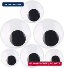 3inch 4inch 5 Inch 6 Pcs Large Googly Wiggle Eyes with Self Adhesive for Crafts