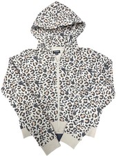 Playboy X Pac Sun Cheetah Print Playboy Bunny Pattern Cropped Hoodie Size Small