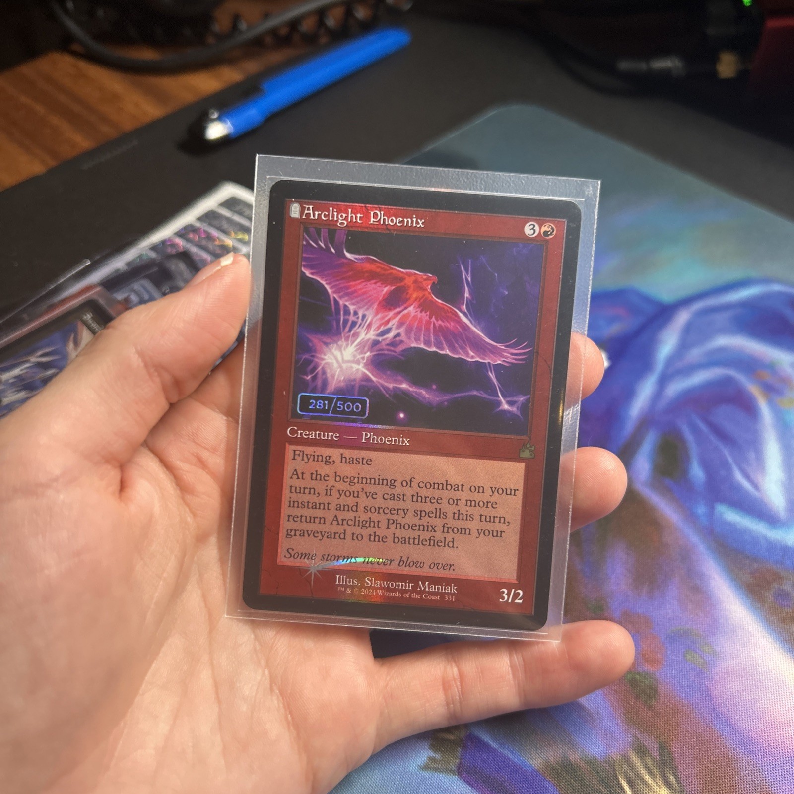 2024 MTG Ravnica Remastered Serialized 281/500 ARCLIGHT PHOENIX M/NM