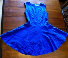 Eliza J Cobalt Blue Sleeveless A-Line Knee-Length Short Dress - Size 6
