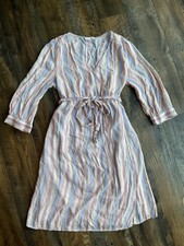 Women’s Gap Maternity Dress Small Striped Lined