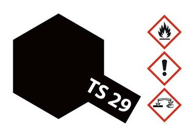 Tamiya Acryl Sprühfarbe TS-29 Schwarz seidenmatt 100ml - 85029