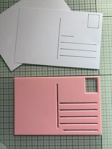 Postkarten-Schablone – Gestalte deine eigene Karte! ✍️📬