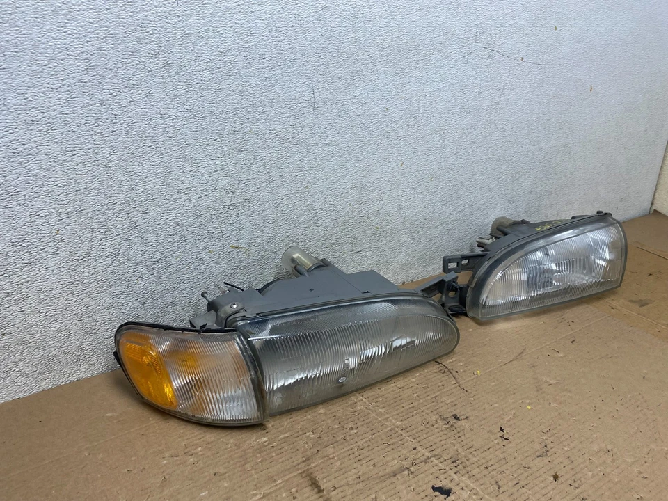 1993 a 1996 Subaru Impreza Wagon conjunto esquerdo+direito farol de halogênio lateral R0387 DG - Imagem 3 de 4