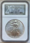 2000 Silver Eagle 20th Anniversary Collection - NGC MS69