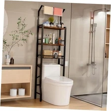Over The Toilet Storage Cabinet, Over Toilet Bathroom Organizer 4-Tier Over 
