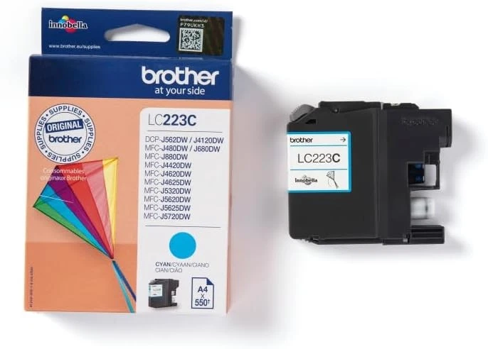 Картридж струйный BROTHER категории по умолчанию, голубой, высокопроизводительный голубой высокий выход - Изображение 2 из 4